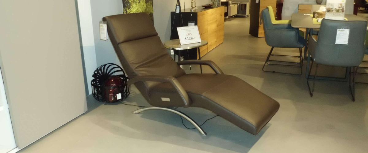 Relaxliege 2 Motoren Leder Akku Wallnöfer