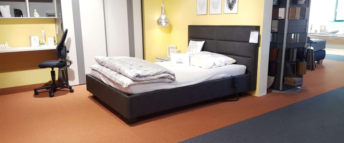 Polsterbett Stoff Gelegengeit 140x200cm Wallnöfer