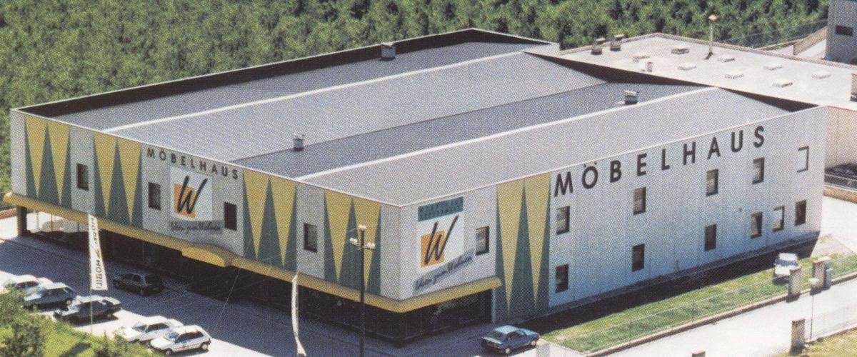 Möbelhaus Wallnöfer im Jahre 1980