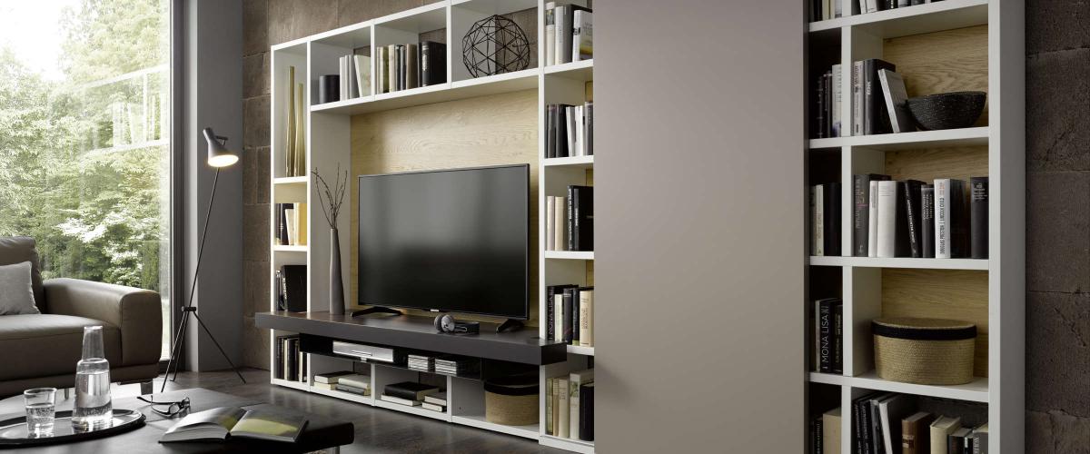 Moderne Wohnwand fürs Wohnzimmer